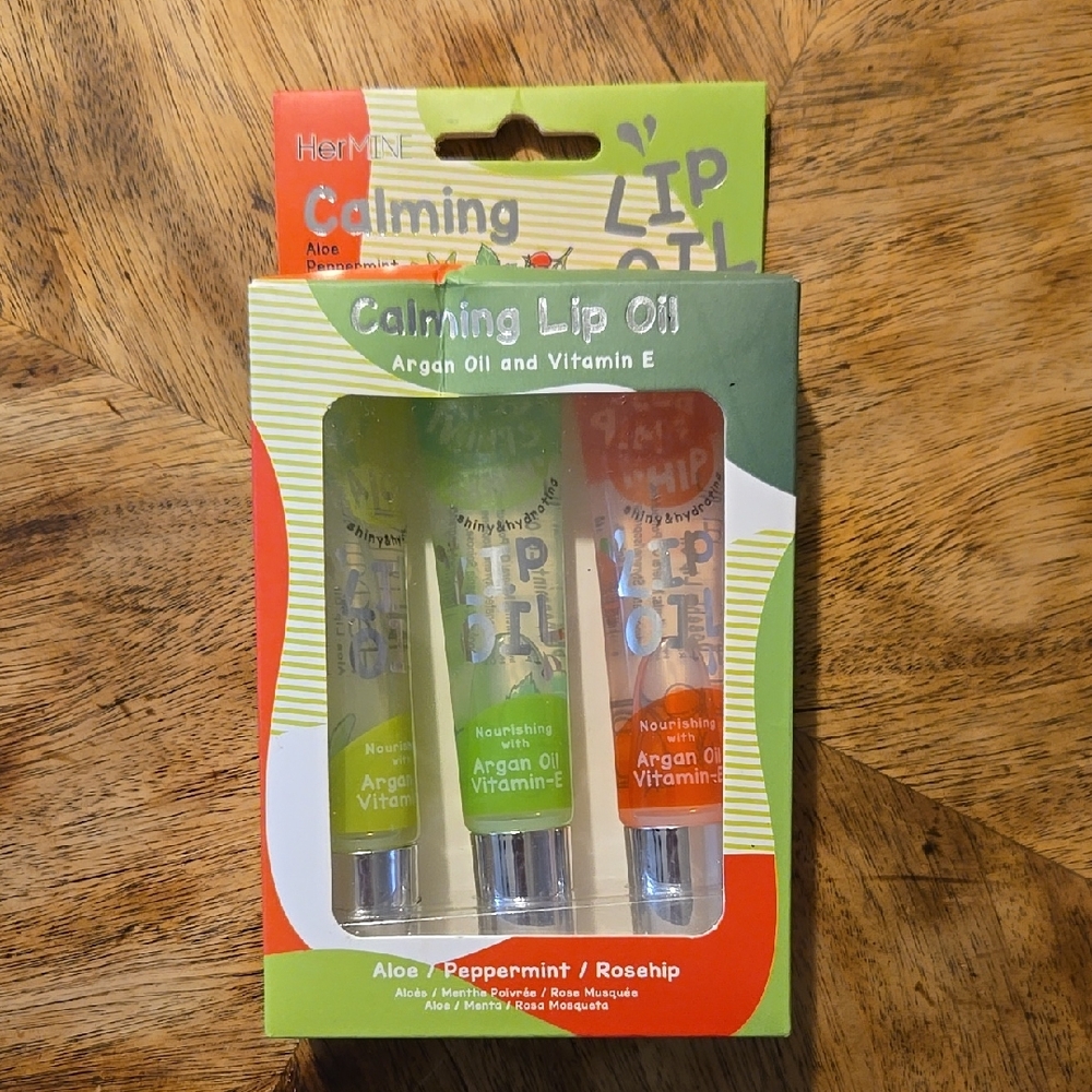 Hermine Calming Lip Oil Set
